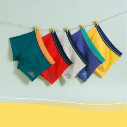 Children's Underwear Cotton Boys and Teenagers Boxer Shorts Boxer Shorts 5-Pack