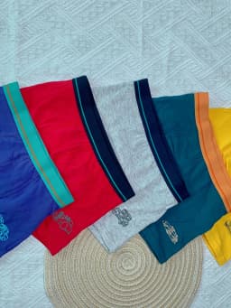 Children's Underwear Cotton Boys and Teenagers Boxer Shorts Boxer Shorts 5-Pack