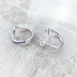 Ring Wave 2023 Summer Brand New Fine Jewerly Pure Solid 925 Sterling Silver Romantic Gift For Women