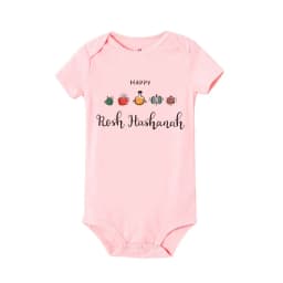 My First Rosh Hashanah Newborn Baby Bodysuits Toddler Infant Unisex Jumpsuits Boy Girl Short Sleeve Clothes Jewish Hanukkah Gift