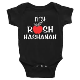 My First Rosh Hashanah Newborn Baby Bodysuits Toddler Infant Unisex Jumpsuits Boy Girl Short Sleeve Clothes Jewish Hanukkah Gift