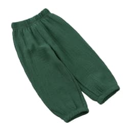 Fashion Solid Color Kids Pants Color Linen Elastic Waist Kids Boys Pants Summer Children Clothing GirlsTrousers 2-7 Years