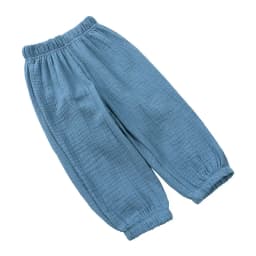 Fashion Solid Color Kids Pants Color Linen Elastic Waist Kids Boys Pants Summer Children Clothing GirlsTrousers 2-7 Years