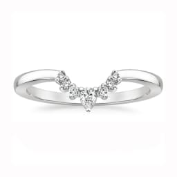 Trumium V Shaped Women Ring Crown Couple Rings Engagement Wedding Designer Copper Jewelry Anniversary Gifts Trendy Fashion