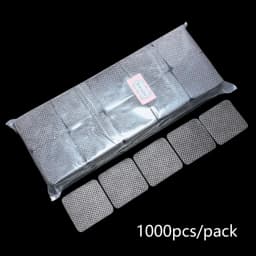 1000pcs Lint Free Nail Wipes Nail Polish Remover Pads Absorbent Soft Eyelash Extension Glue Cleaning Wipes Removal Manicure Tool