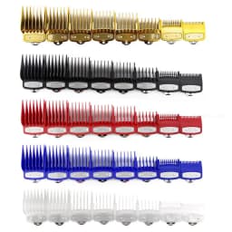 8pcs/set For Wahl Universal Hair Clipper Limit Comb Guide Trimmer Guards Attachment 1.5/3/4.5/6/10/13/19/25mm