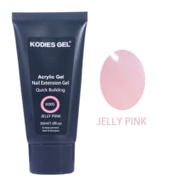 KODIES GEL 30ML Professional Builder UV Gel Polish 3D Poly Construction Gel for Nail Art Extension White Clear French Manicure