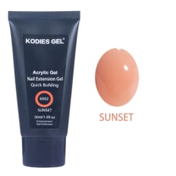 KODIES GEL 30ML Professional Builder UV Gel Polish 3D Poly Construction Gel for Nail Art Extension White Clear French Manicure
