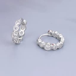 CRMYA Color Cubic Zirconia Hoop Earrings For Women Fashion Gold-color Piercing Women's Earrings Set 2023 Jewelry Wholesale