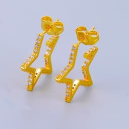 CRMYA Color Cubic Zirconia Hoop Earrings For Women Fashion Gold-color Piercing Women's Earrings Set 2023 Jewelry Wholesale