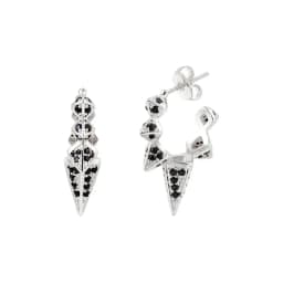 CRMYA Color Cubic Zirconia Hoop Earrings For Women Fashion Gold-color Piercing Women's Earrings Set 2023 Jewelry Wholesale