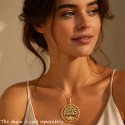 Golden Colourful Tree Pendant Brand Fine Jewelry Europe 925 Sterling Silver Love And Nature Gift For Woman