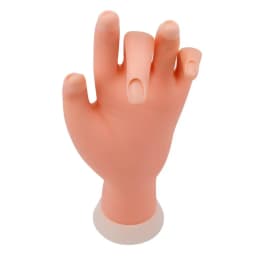 Nail Art Training Fake Hand Display False Tips UV Gel Polish Painting Tools Manicure Practice Model