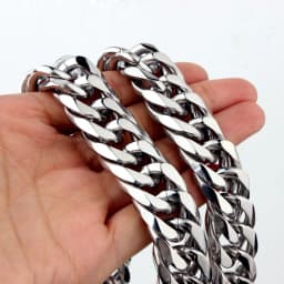 9/11/13/16/19/21MM Heavy Polished Men/Women Stainless Steel Silver/Gold Color Cuban Curb Link Chain Necklace Or Bracelet
