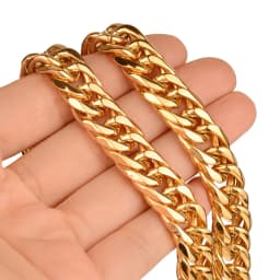 9/11/13/16/19/21MM Heavy Polished Men/Women Stainless Steel Silver/Gold Color Cuban Curb Link Chain Necklace Or Bracelet