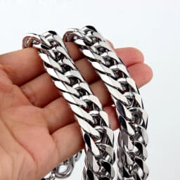 9/11/13/16/19/21MM Heavy Polished Men/Women Stainless Steel Silver/Gold Color Cuban Curb Link Chain Necklace Or Bracelet