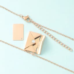Fnixtar Detachable Envelope Pendant Necklaces Mirror Polish Stainless Steel Creative Love Letter DIY Necklace 10 PCS/lot
