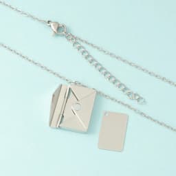 Fnixtar Detachable Envelope Pendant Necklaces Mirror Polish Stainless Steel Creative Love Letter DIY Necklace 10 PCS/lot