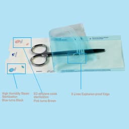 200pcs Self Sealing Sterilization Pouch For Nail Tools Adhesive Strips Disposable Dental Tattoo Tools Storage Bag