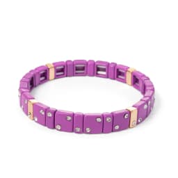 Enamel Bracelets For Women Inlaid Diamond Elastic Bangle Colorful Jewelry Gift