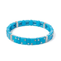 Enamel Bracelets For Women Inlaid Diamond Elastic Bangle Colorful Jewelry Gift