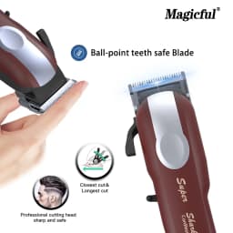 Magicful Professional Hair Clipper Lithium Battery USB Chargeable Trimmer LED Display Home Man Beard Shaver Hair Cutting Machine