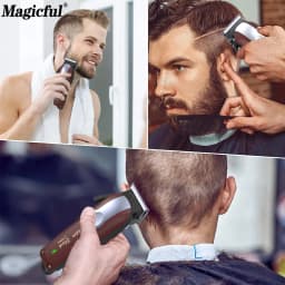 Magicful Professional Hair Clipper Lithium Battery USB Chargeable Trimmer LED Display Home Man Beard Shaver Hair Cutting Machine