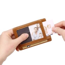 SCHLATUM Genuine Leather RFID Slim Minimalist Card Holder High Quality Apple Airtag Protective Case Men Business Wallet