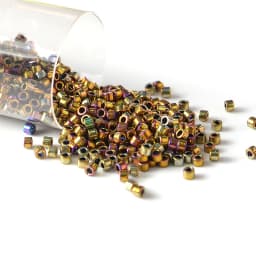 10g/Tube Miyuki Delica Glass Japanes Beads Metalic Seed Beads Round Spacer For DIY Handmade Jewelry Making