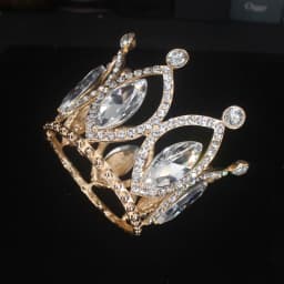 Mini Tiaras And Crowns Crystal Cute Birthday Cake Baking Decorative Head Jewelry Children's Small Diadem Hair Accessories
