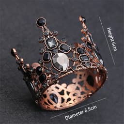 Mini Tiaras And Crowns Crystal Cute Birthday Cake Baking Decorative Head Jewelry Children's Small Diadem Hair Accessories