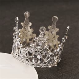 Mini Tiaras And Crowns Crystal Cute Birthday Cake Baking Decorative Head Jewelry Children's Small Diadem Hair Accessories