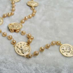 Trendy Baroque Style Metal Head Pendant Necklace for Women Party Wedding Jewelry