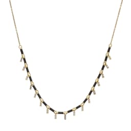 18K Gold Plated Brass Star CZ Necklace Enamel Drop Glaze Colorful Choker Adjustable Stackable Women's Jewelry Gift