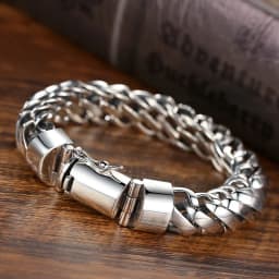 HX Handmade Bracelet Men's Japanese Korean Version Personality Retro Dominant Fashion Europe and America Simple Trend