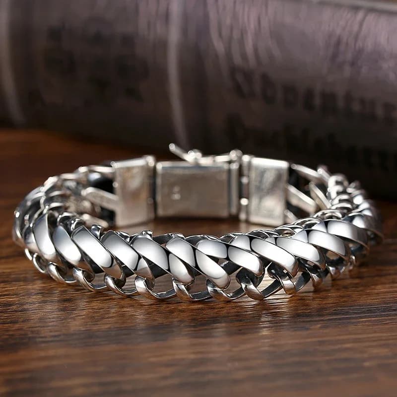 HX Handmade Bracelet Men's Japanese Korean Version Personality Retro Dominant Fashion Europe and America Simple Trend