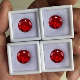 Natural Mined Red Ruby Unheated 10.50 Cts 12.0mm Sri-Lanka VVS Loose Gemstone For Jewelry Making
