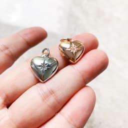 Heart Locket with Star Pendant New Fine Jewelry Europe Accessories 925 Sterling Silver Romantic Gift For Women