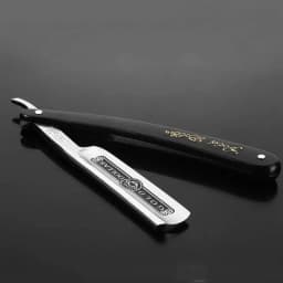 1PC 2023 Pro Gold Dollar 66 Shave Knife 66 Straight Edge Barber Razor Folding Hair Shaving Men Shaving Barber Tool G0915