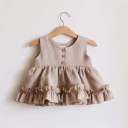 Cotton Linen Baby Girls Clothes Summer 3 Layers Cake Tutu Dress for Girls Clothing Breathable Ruffles Lace Strap Costumes Baby