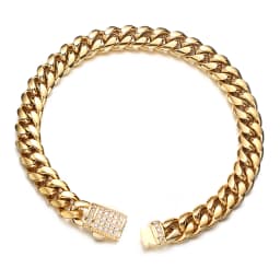 6/8/10/12/14mm New Men Chain Bracelet Stainless Steel Curb Cuban Link Chain Bangle for Male Women Hiphop Wrist Jewelry Gift
