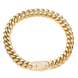 6/8/10/12/14mm New Men Chain Bracelet Stainless Steel Curb Cuban Link Chain Bangle for Male Women Hiphop Wrist Jewelry Gift