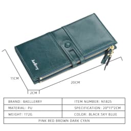 2023 Women Wallets Fashion Long PU Leather Top Quality Card Holder Classic Female Purse Zipper Brand Wallet For Women