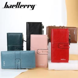 2023 Women Wallets Fashion Long PU Leather Top Quality Card Holder Classic Female Purse Zipper Brand Wallet For Women