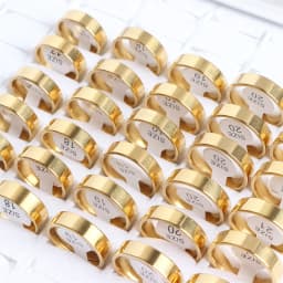 50Pcs/Lot Fashion Simple Smooth Spherical Stainless Steel Ring Jewelry Women Men Wedding Party Gift Width 2/4/6/8MM Wholesale