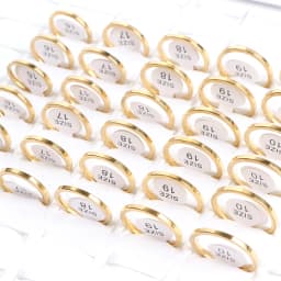 50Pcs/Lot Fashion Simple Smooth Spherical Stainless Steel Ring Jewelry Women Men Wedding Party Gift Width 2/4/6/8MM Wholesale