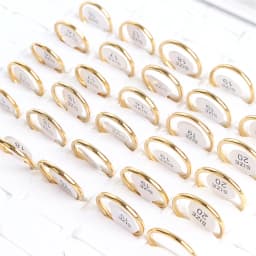 50Pcs/Lot Fashion Simple Smooth Spherical Stainless Steel Ring Jewelry Women Men Wedding Party Gift Width 2/4/6/8MM Wholesale