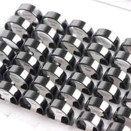 50Pcs/Lot Fashion Simple Smooth Spherical Stainless Steel Ring Jewelry Women Men Wedding Party Gift Width 2/4/6/8MM Wholesale