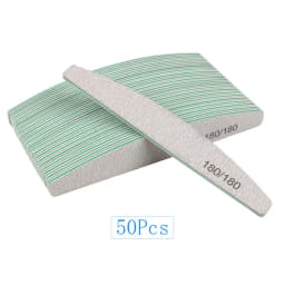 20Pcs/50Pcs Nail Art Files 100/180/240 Gel Nail Polishing Buffer Boat Pedicure Manicure Buffers Nails Accessoires lime a ongle