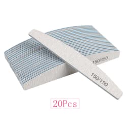 20Pcs/50Pcs Nail Art Files 100/180/240 Gel Nail Polishing Buffer Boat Pedicure Manicure Buffers Nails Accessoires lime a ongle